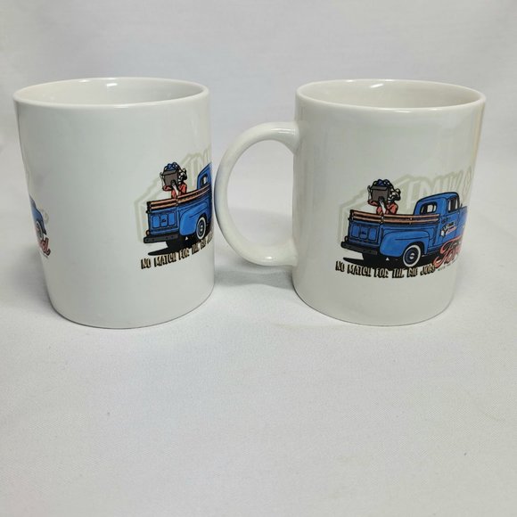 Ford Motor Co Frank And Sons Pickup 10 oz Coffee Cup Mugs Set of 2 - Picture 2 of 9
